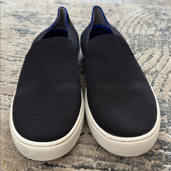 Rothy’s Black The Original Slip On Sneaker women’s 10.5 like new!!! - Picture 2 of 6